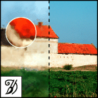 The art history brush tool paints with stylized strokes that simulate the look of different paint styles, using a selected state or snapshot.