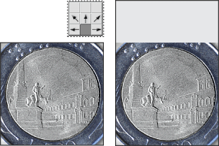 Original canvas, and canvas added to top of image