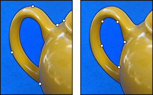 Separate path components selected